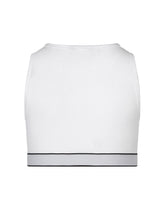 Fine-rib jersey top with branded elastic -  | Dolce &amp; Gabbana