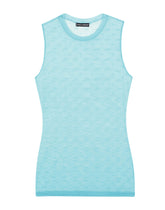 Jacquard tulle tank top -  | Dolce & Gabbana
