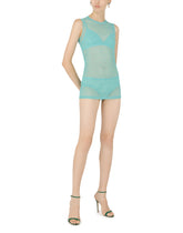 Jacquard tulle tank top -  | Dolce & Gabbana
