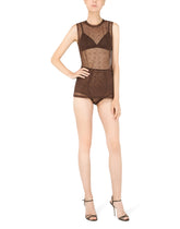 Jacquard tulle tank top -  | Dolce & Gabbana