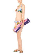 Hydrangea-print padded triangle bikini -  | Dolce & Gabbana