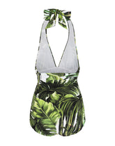 Deep V-Neck One Piec -  | Dolce & Gabbana