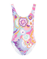 60s-print racing swimsuit -  | Dolce & Gabbana