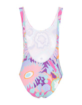 60s-print racing swimsuit -  | Dolce & Gabbana