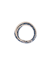 Multi-colored woven cotton and leather bracelet -  | Dolce &amp; Gabbana