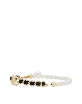 Bracelet with DG logo and leather details -  | Dolce & Gabbana