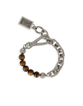Bracelet with logo plate and stones -  | Dolce &amp; Gabbana