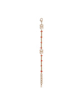 Bracelet with resin coral and DG logo embellishment -  | Dolce & Gabbana