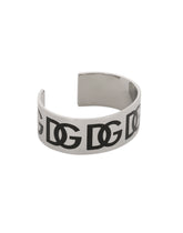 Rigid bracelet with engraved DG logo -  | Dolce &amp; Gabbana