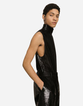 Single ear cuff with rhinestones and DG logo -  | Dolce &amp; Gabbana