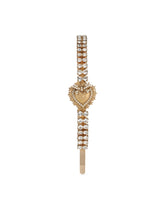Headband with DG logo and sacred heart -  | Dolce & Gabbana