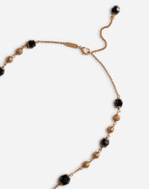 Pendant necklace with rhinestones -  | Dolce & Gabbana