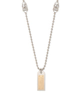 Necklace with engraved logo plate -  | Dolce &amp; Gabbana