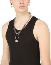 Keychain necklace with multiple DG logos -  | Dolce &amp; Gabbana