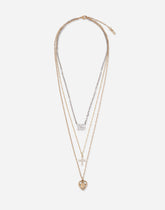 Mixed-link necklace with pendants -  | Dolce &amp; Gabbana