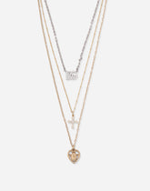 Mixed-link necklace with pendants -  | Dolce &amp; Gabbana