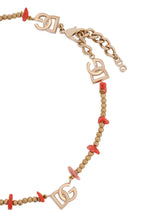 Choker with resin coral embellishment -  | Dolce & Gabbana