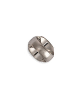 Ring with enameled accent and DG logo -  | Dolce & Gabbana