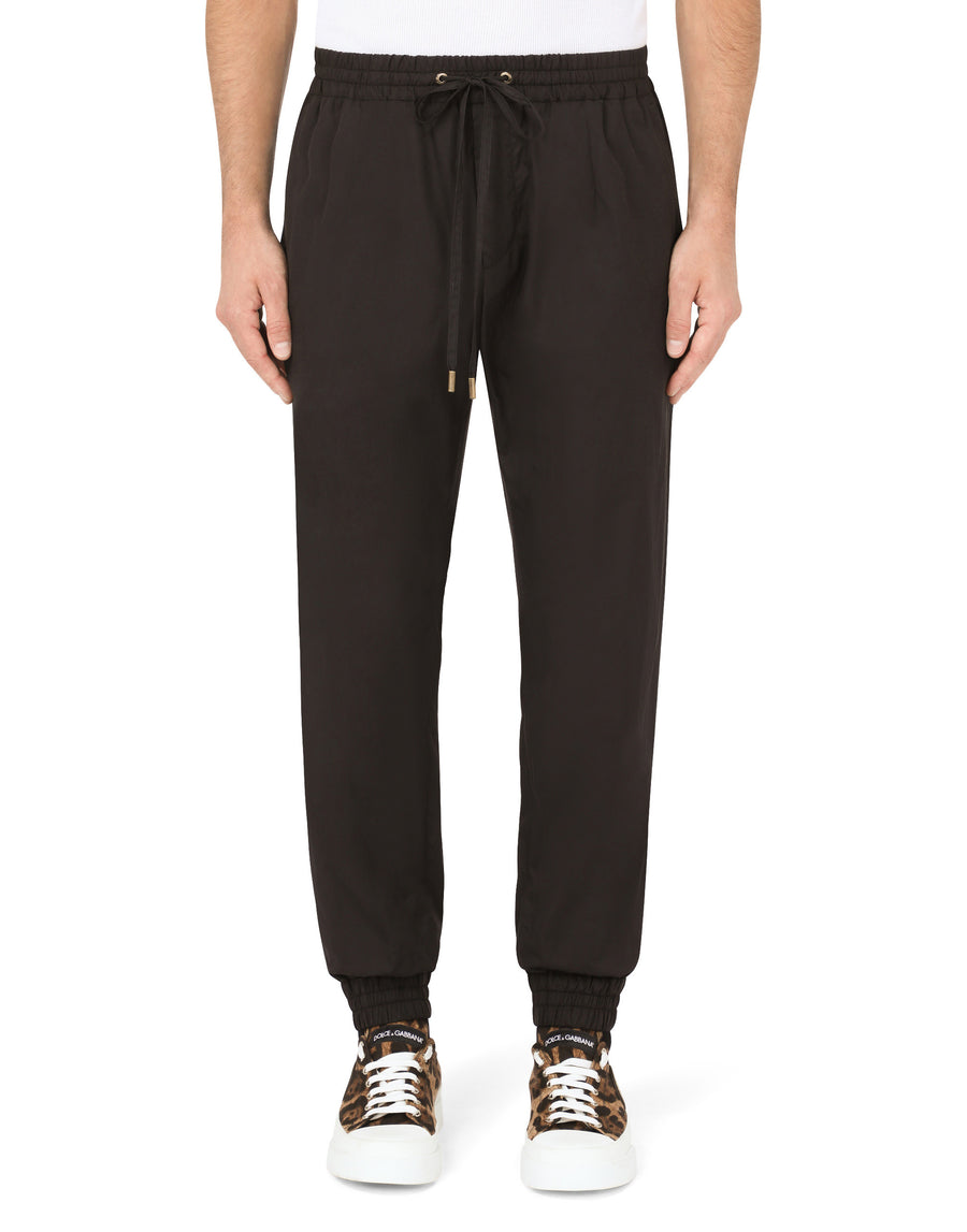 Cotton Taormina-fit suit with jogging pants