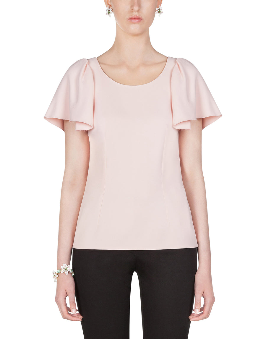 Short-sleeved cady top