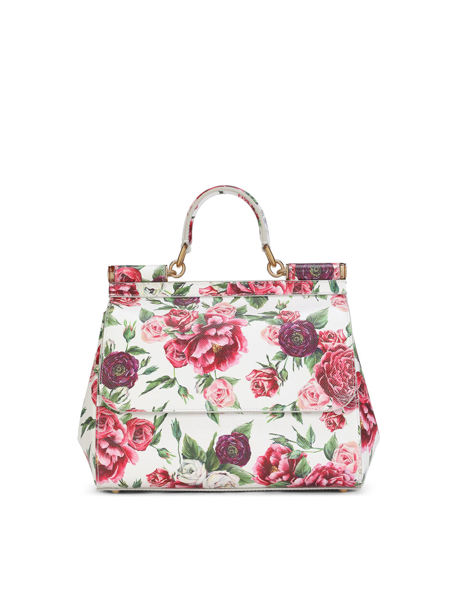 Handbag all-over roses print