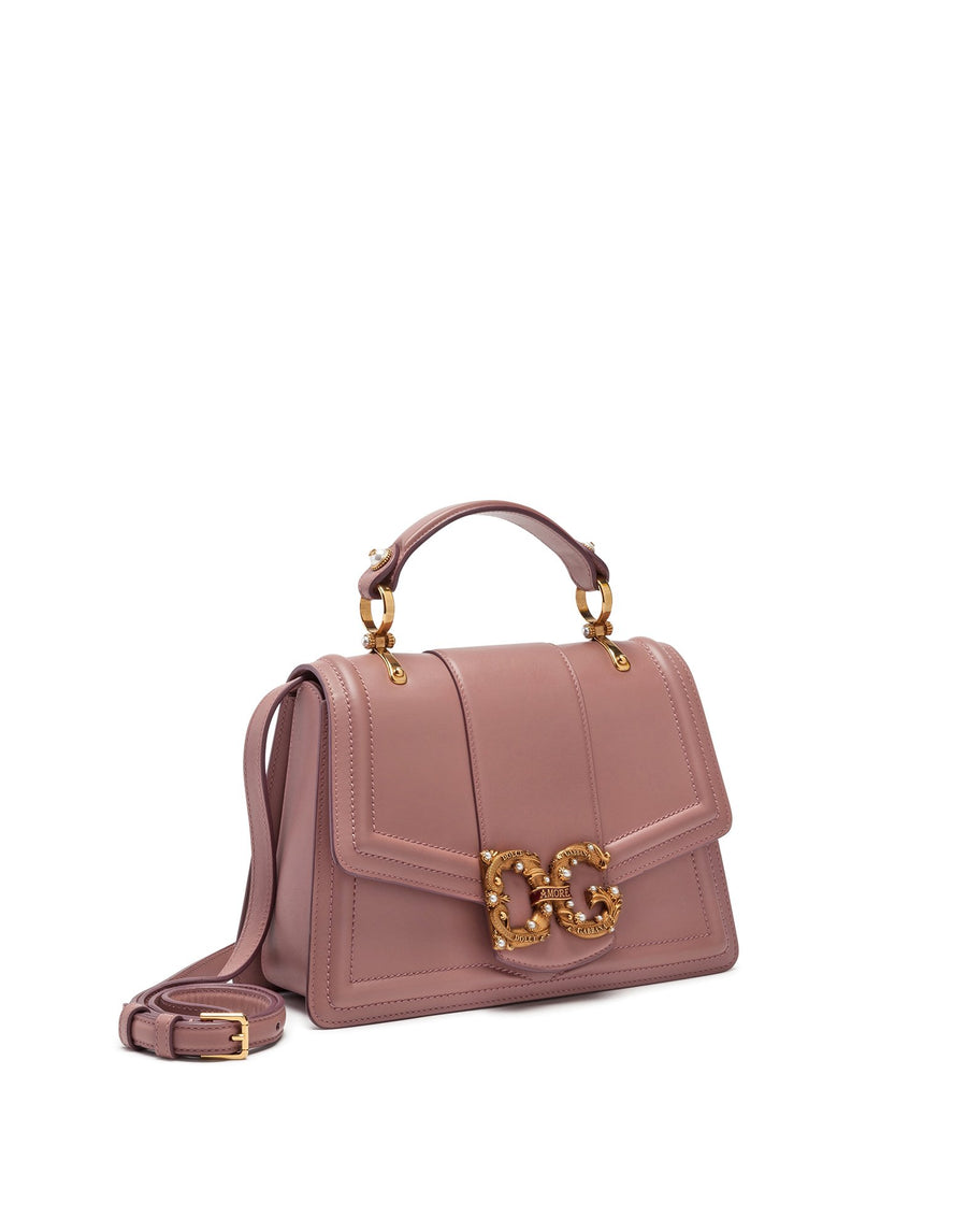 Handbag in soft calf leather