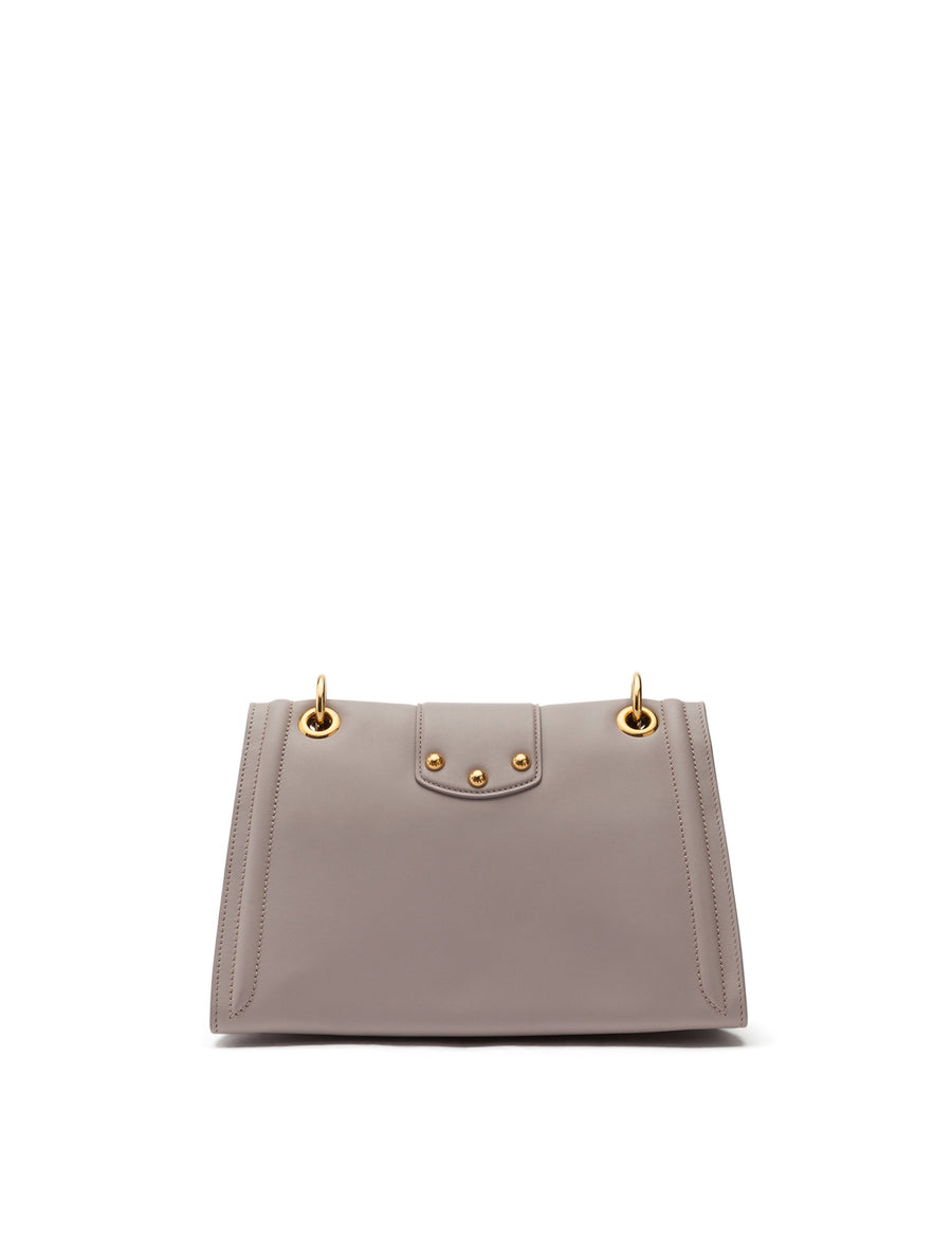 Solid-coloured crossbody bag