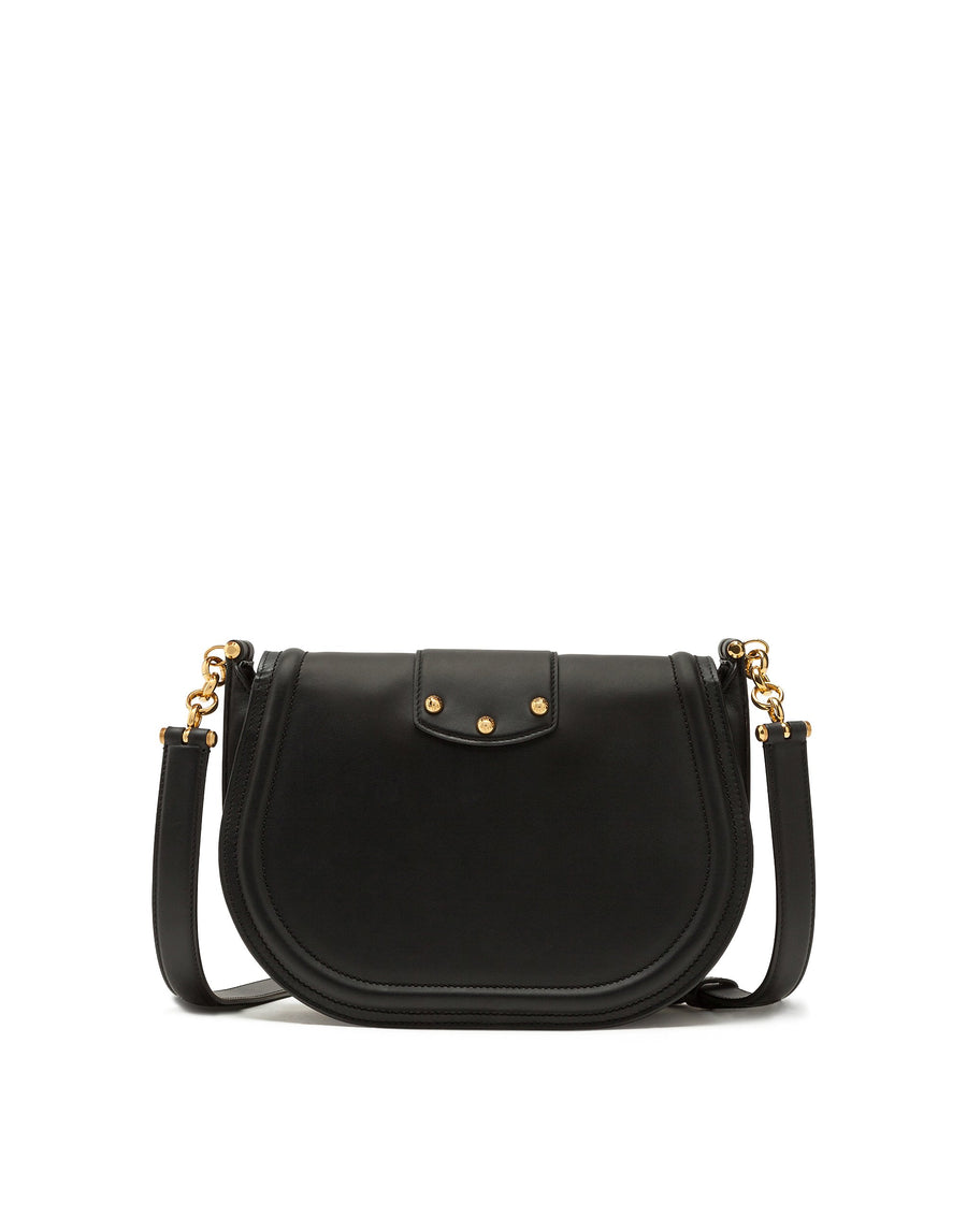 DG calf leather shoulder bag