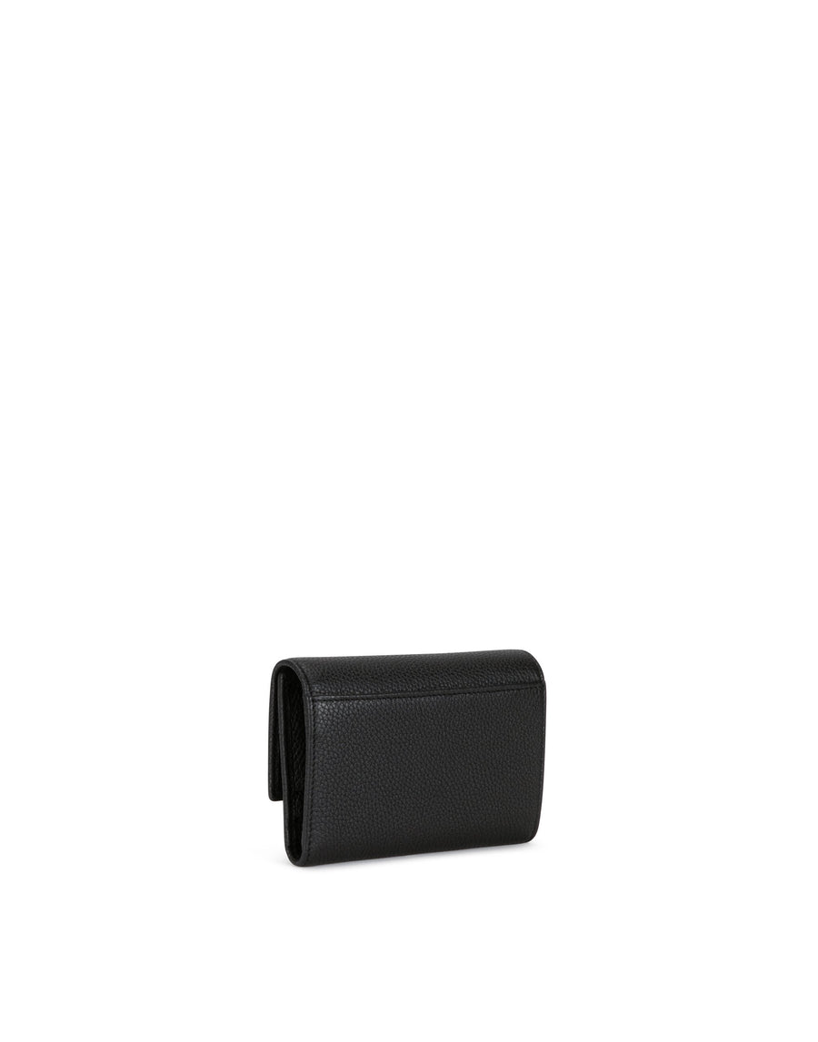 Wallet in drummed calf leather