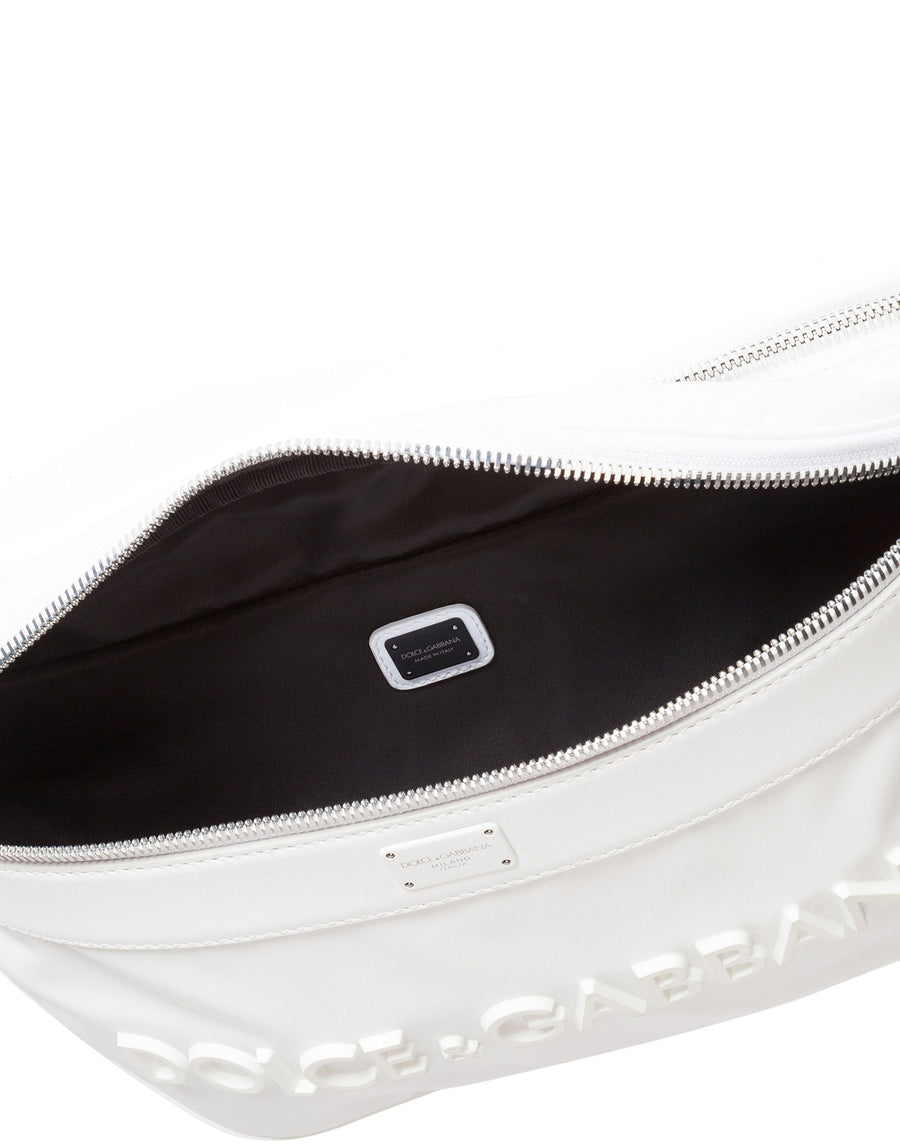 Sicilia DNA waist bag in nylon with rubber logo