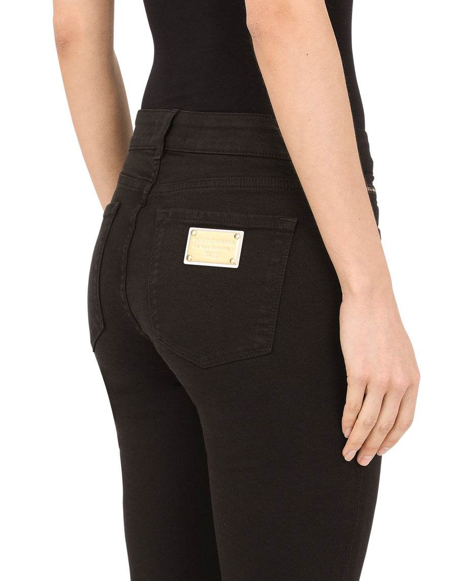 Five-pocket trousers in stretch cotton