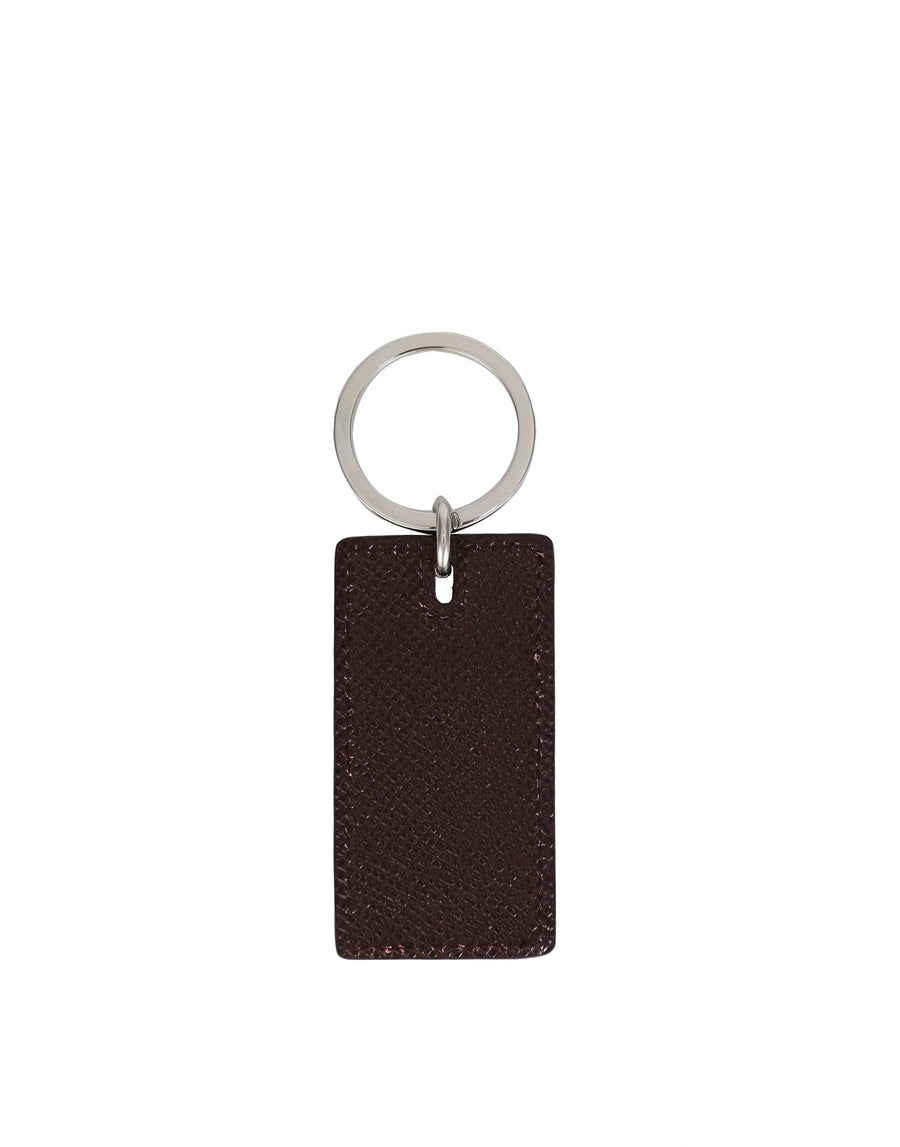 Leather keyring DG logo