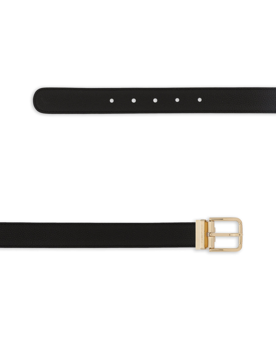 Dolce & Gabbana Belt In Solid-Coloured Calf Leather