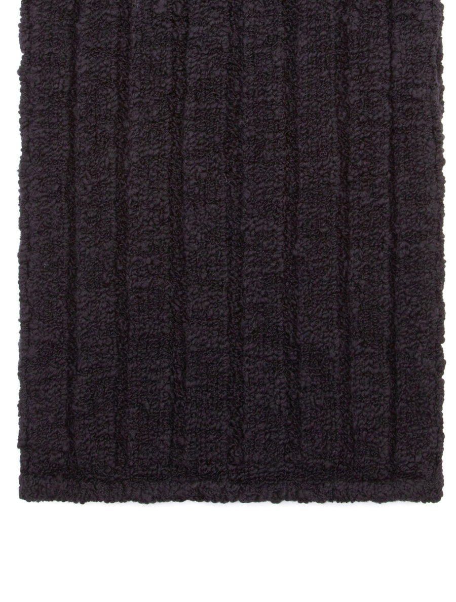 RIBBED WOOL SCARF