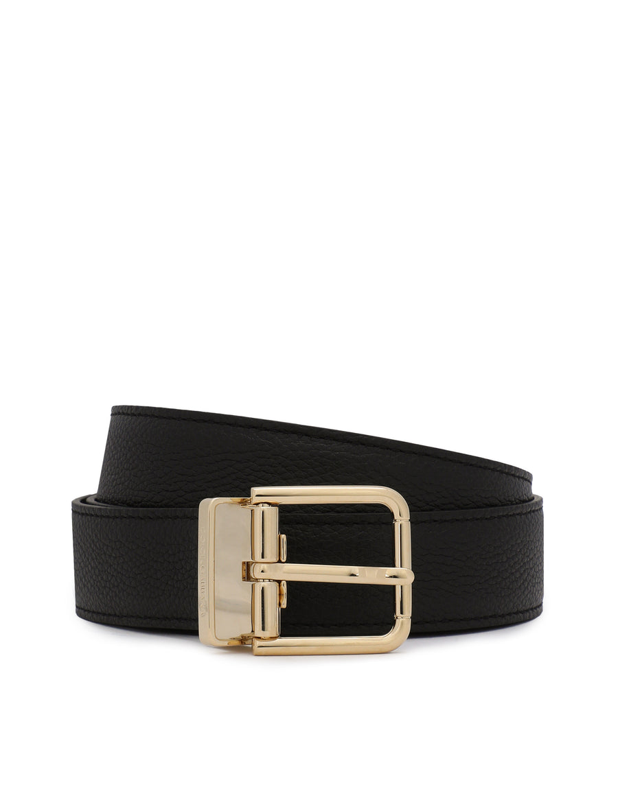 Dolce & Gabbana Belt In Solid-Coloured Calf Leather