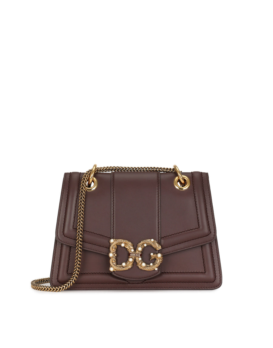 SMALL DG AMORE BAG IN CALFSKIN