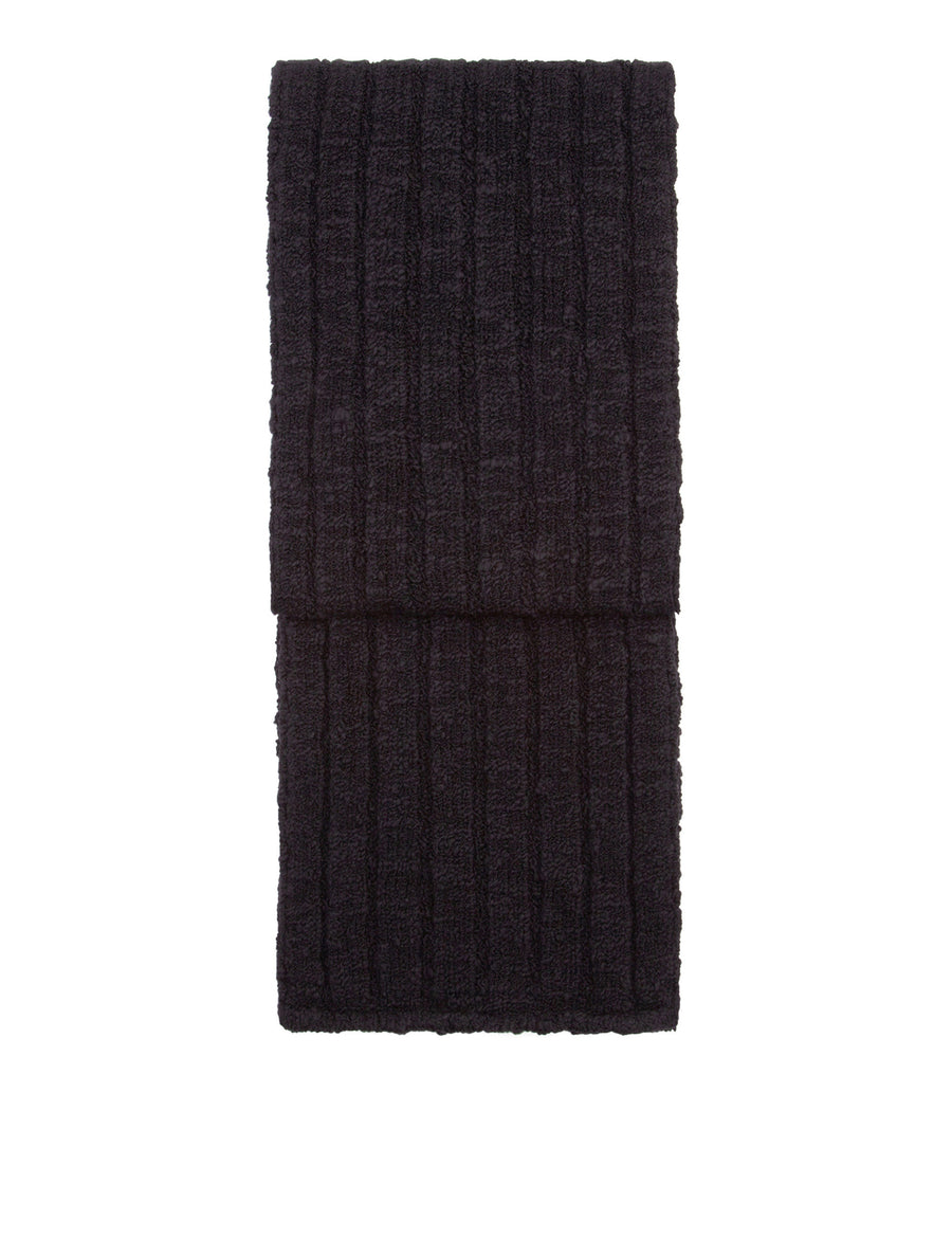 RIBBED WOOL SCARF