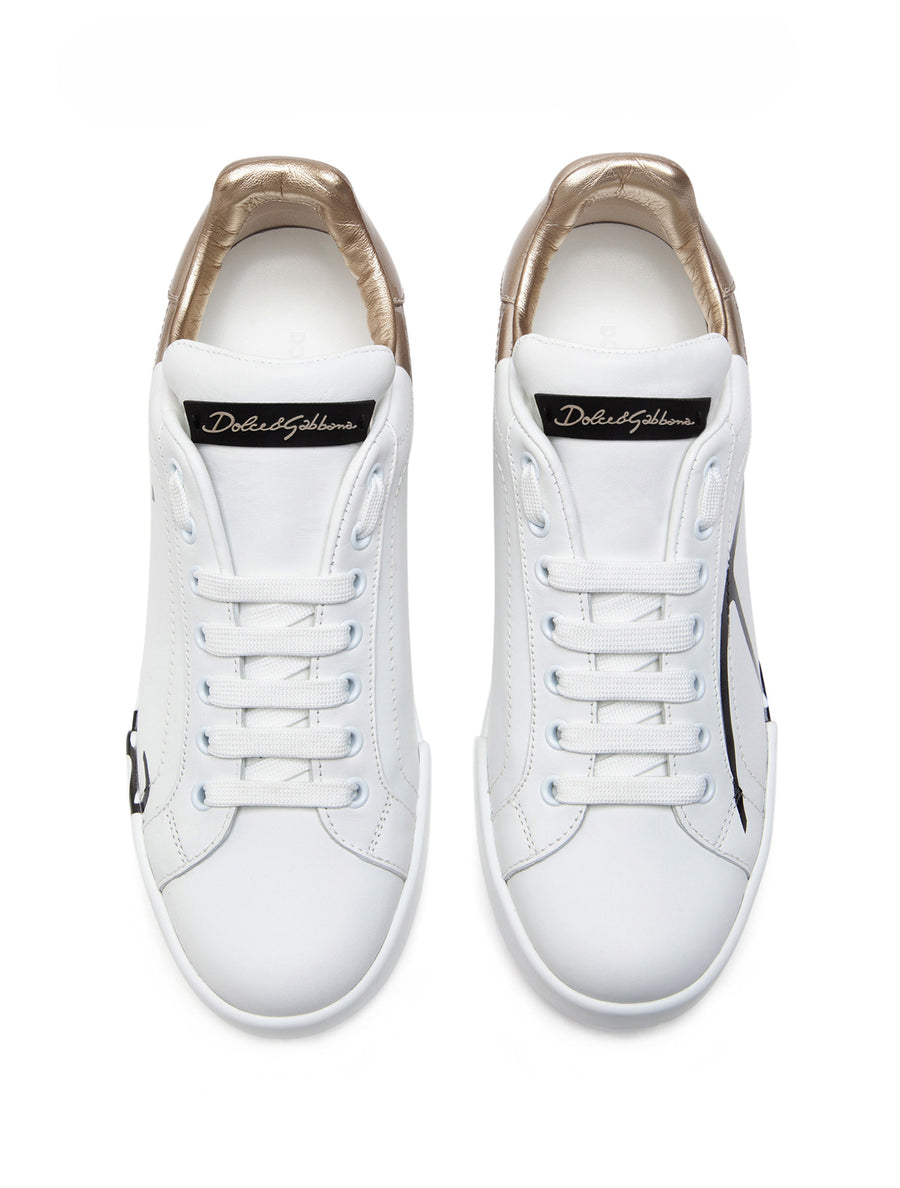 SNEAKERS IN VARNISHED LAMINATE NAPPA CALFSKIN