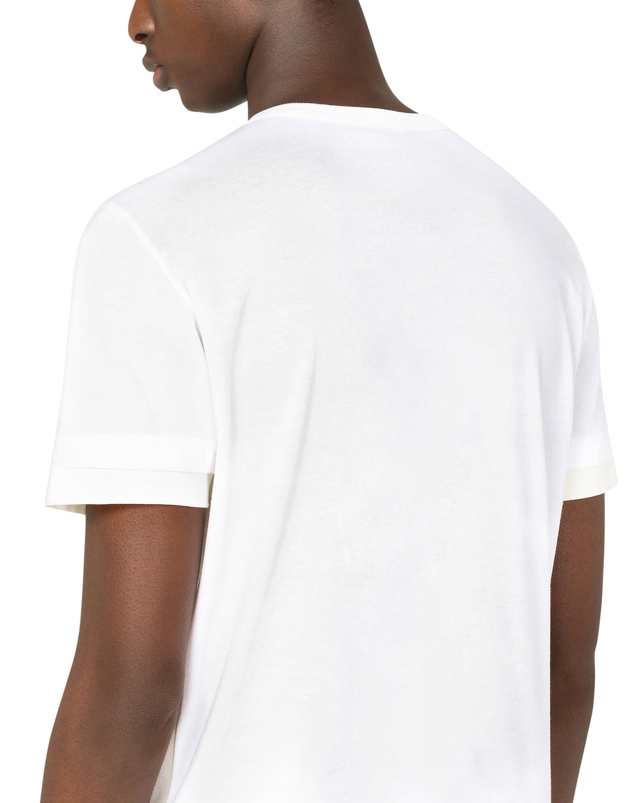 Cotton t-shirt with patch pocket