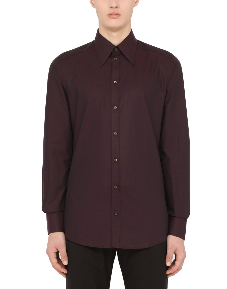 micro dots jacquard shirt